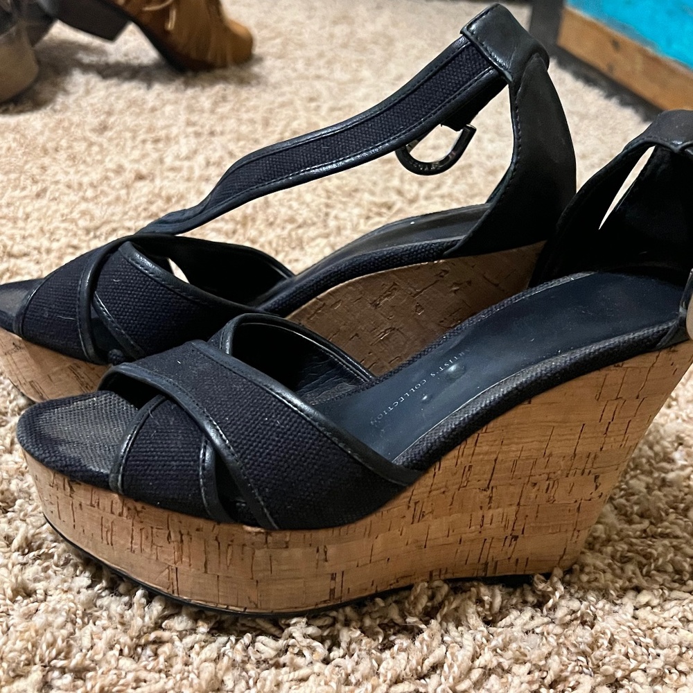 Franco Sarto Black Heels